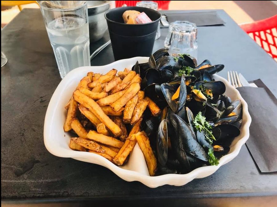 Marmite de moules-frites du Bistrot